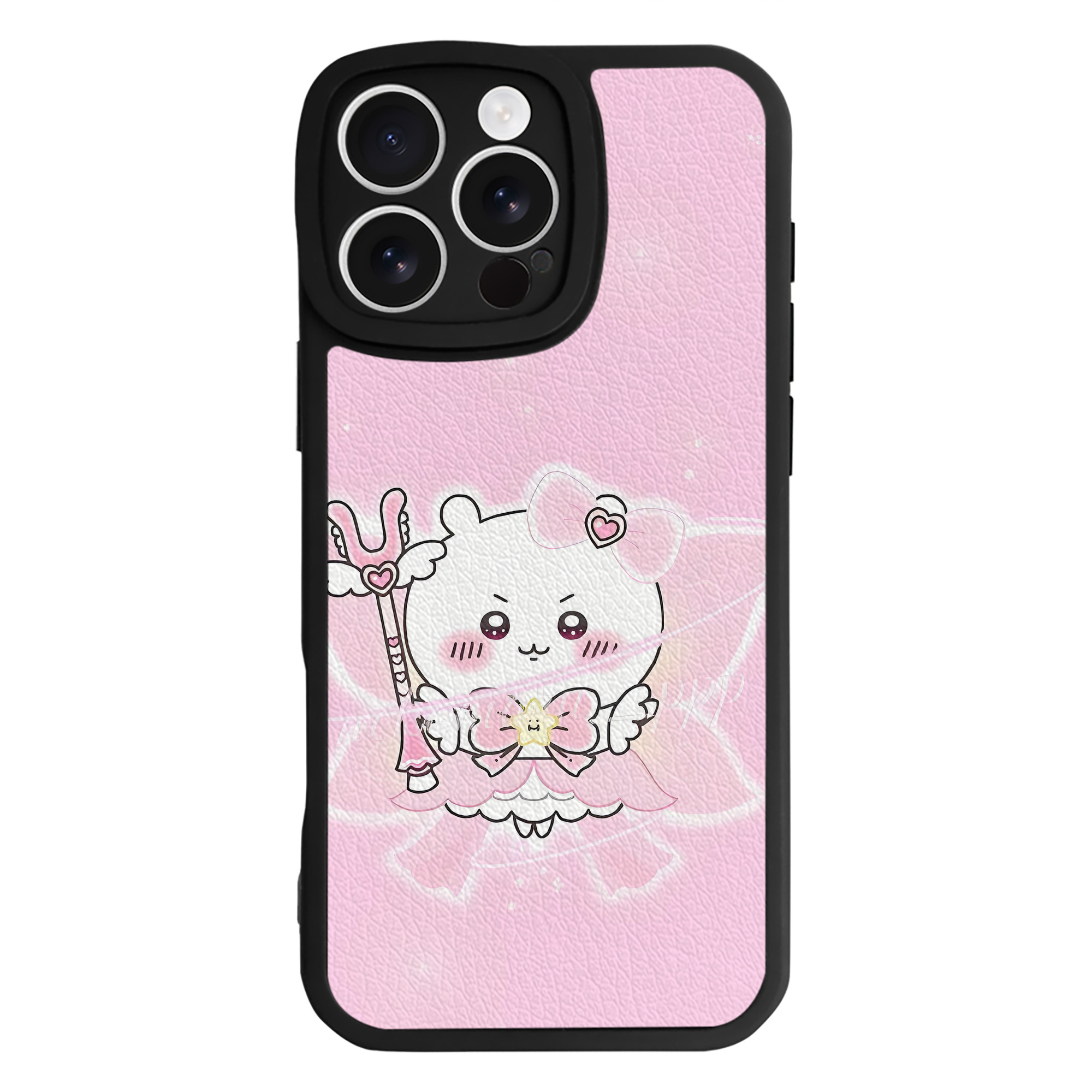 （画像用） ちいかわ Chii-kawa 【iPhone 16シリーズ対応】シリコンスマホケース（レザー調） 材質：シリコン